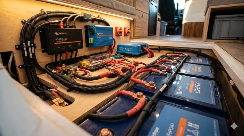 teknik och elektronik i campervans och plåtis